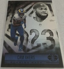 2021 Panini Illusions Football Cam Akers Los Angeles Rams base card #17