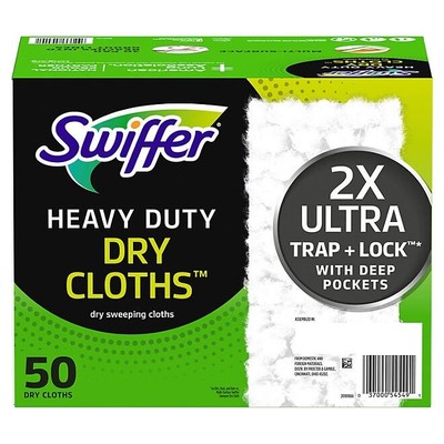 Swiffer Sweeper Heavy Duty Dry Floor Cleaner Cloths (50 ct.) 
