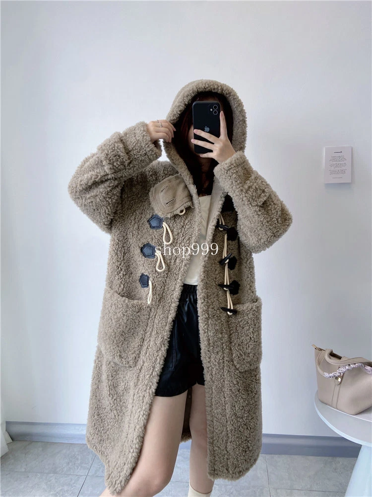 Womens top lambswool coat
