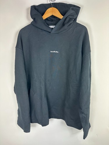 Acne Studios Black Hoodie Logo Sweatshirt Size M