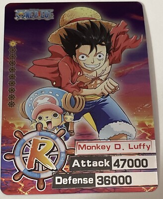 ebay5万円! L.ロベルト ルーキーカード SAPPHIRE EDITION MONKEY D LUFFY R Holo Foil ONE PIECE Anime TCG CCG Collectible