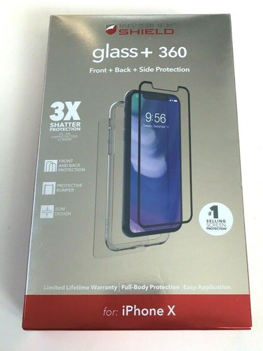 ZAGG - Glass+ 360 Screen Protector iPhone X/Xs, XR, Xs Max - Picture 3 of 9