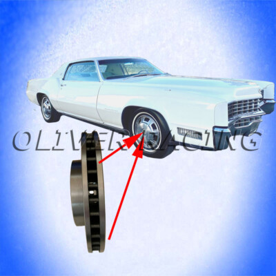 Bremsscheibe Cadillac Eldorado Frontantrieb 1967 1968 67 68