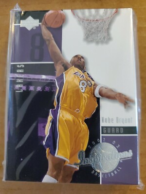 UD Inspirations Kobe Bryant カード Kobe Bryant 2002-03 UD Authentics Awesome Authentics #/250