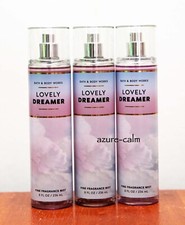 Bath Body Works LOVELY DREAMER 8 ozs Body Fragrance Mist x 3
