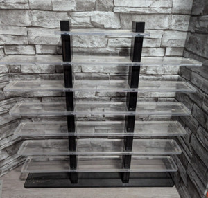 23.5x22.5x3" Acrylic Wall Or Table Display Stand For Figures, Cars, Collectibles