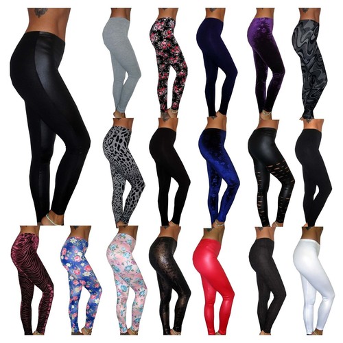 WOMENS LADIES LEGGINGS PANTS SIZE 6 8 