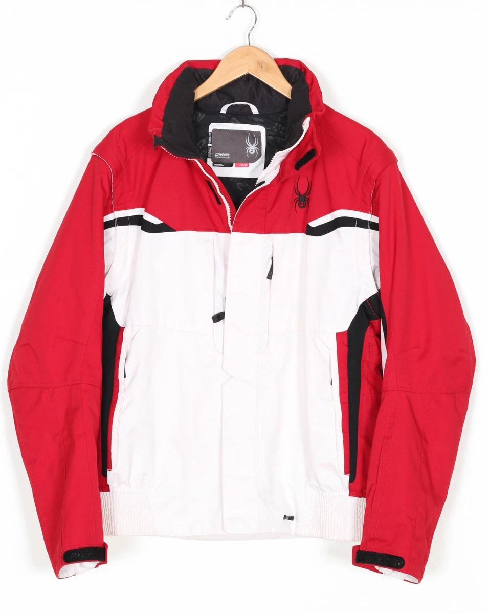 Veste De Ski Spyder Vintage Rouge Homme - Taille UK 44 / US XL / EU - Rembourrée
