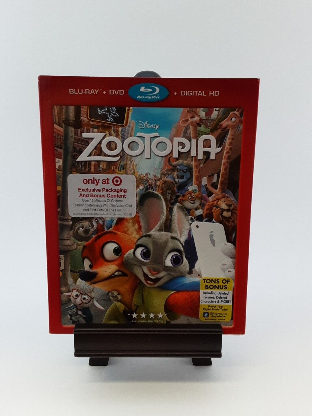 Zootopia 2016 Disney Blu-ray DVD Digital HD With Target Slipcover for sale  online