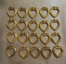 Dollhouse Miniature 1:12 Small Resin Picture Frames Heart Shape Lot of 20