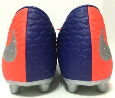 Nike Hypervenom Phelon 3 III HG Hard Ground Soccer Cleats Orange