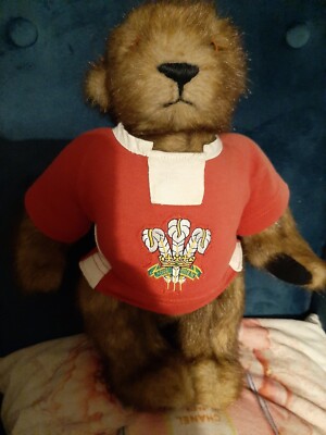 Handgefertigt in Wales 14 Zoll Seasdes Bears Teddybär mit Gelenken