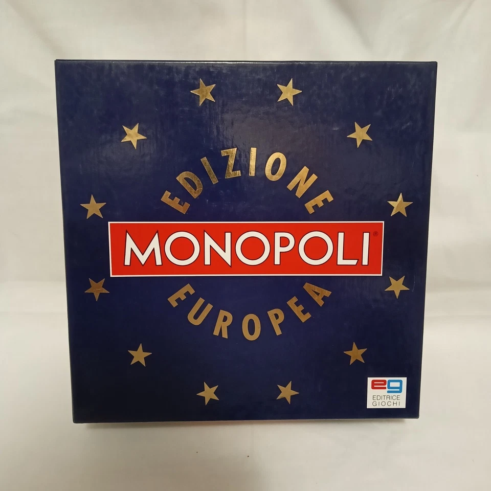 MONOPOLI EDIZIONE EUROPEA quadrato EG Editrice Giochi cod.1595 vintage G22 - Immagine 2 di 4
