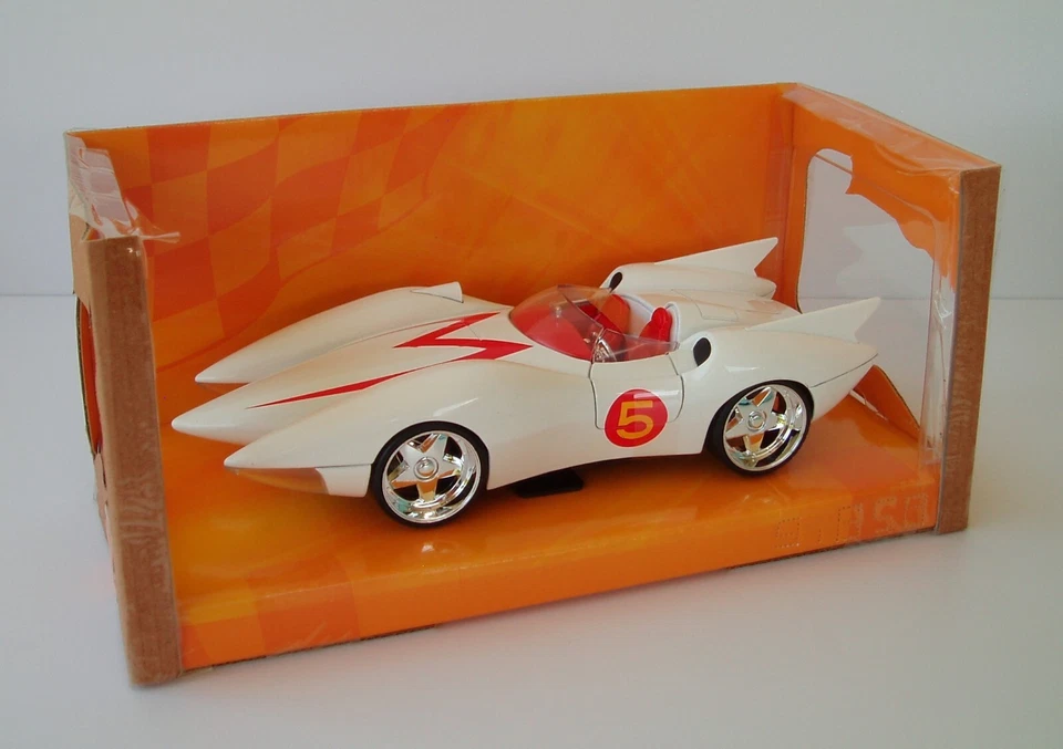 JADA TOYS INC 2007 Speed Racer MACH GOGOGO MACH 5 Diecast 1:24 Scale Damaged Box - Image 2 of 4