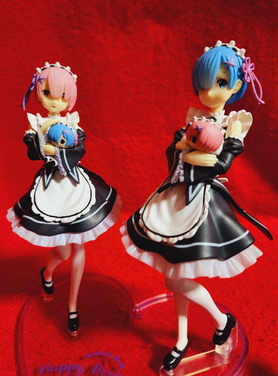 Happy Birthday REM&RAM　フィギュア 中古】(本体B/箱B)一番くじ Re：ゼロから始める異世界生活