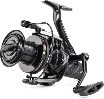Saltwater Spinning Reel – up to 38Lbs Max Drag Big Game Fishing Reel, Graphite F