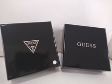 Scatola nera GUESS orologio collana box bigiotteria custodia nuova collezione