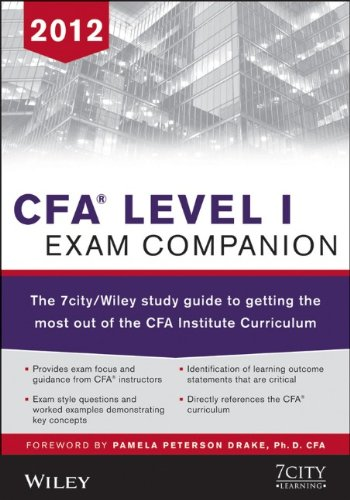CFA Level I Exam Companion: The 7City/Wiley Study Guide to Getting the Most Out-image