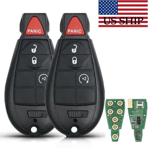 2 For Dodge Ram 1500 2500 3500 4500 Fobik Remote Star Key Fob Keyless