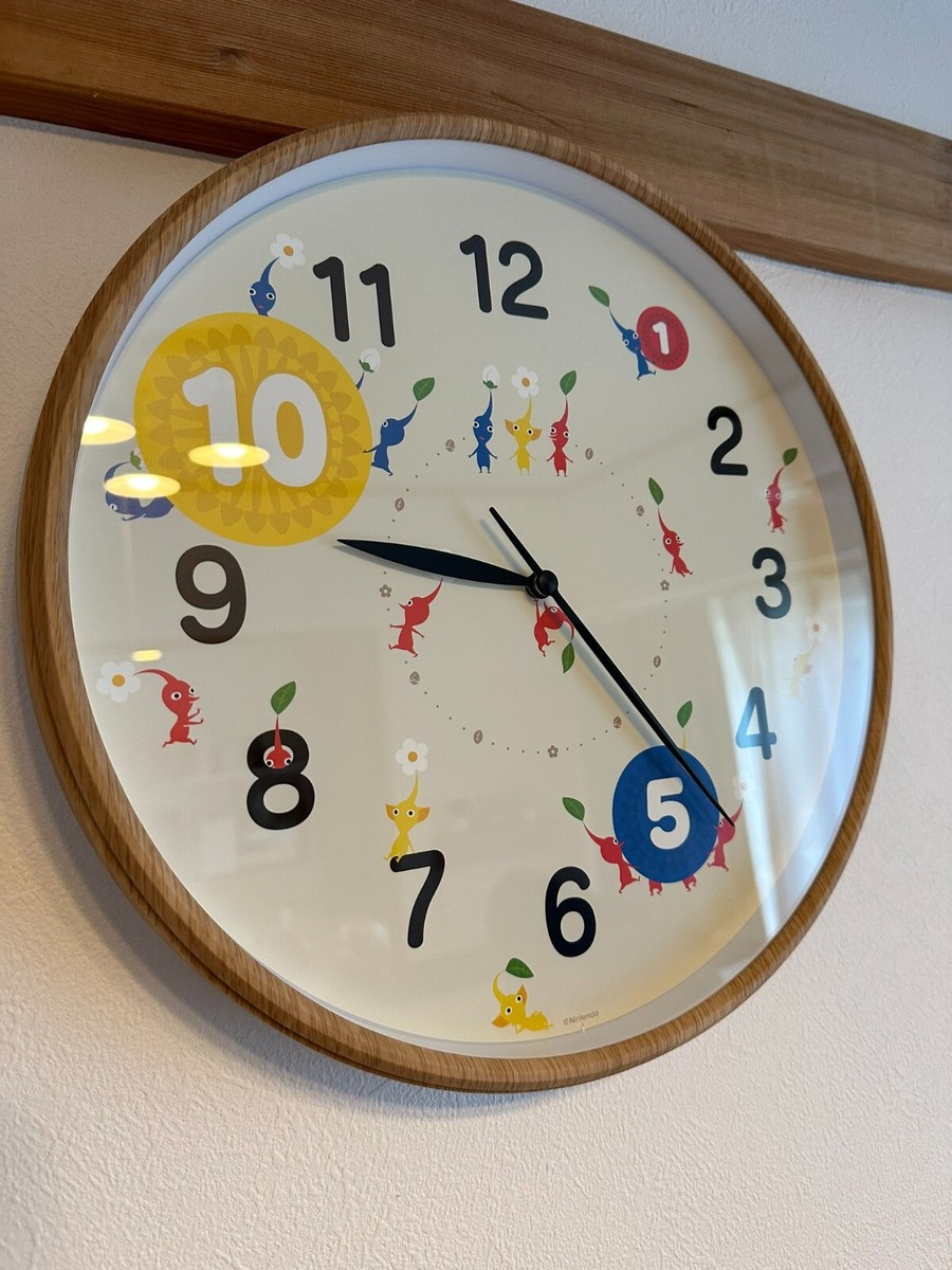 ニンテンドー ピクミン 掛け時計 ウッド 完売品 PIKMIN Wall Clock Nintendo Tokyo/Osaka Official Store