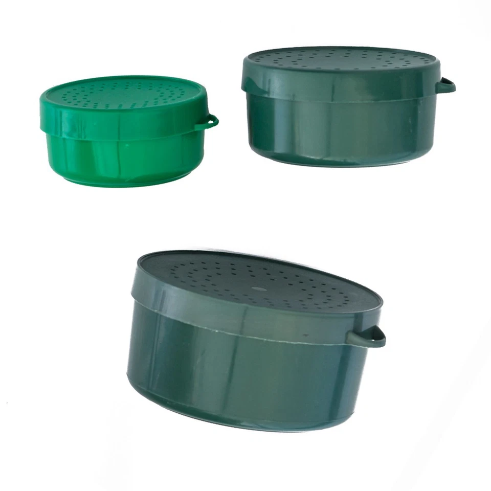 Angeldosen für Köder Würmer Maden Köderdosen Madendose Wurmdose Angelköder Dosen - Bild 2 von 2