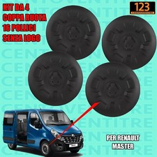 KIT 4 COPPA RUOTA Copriruota 16 pollici Renault Master III SENZA LOGO