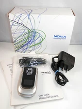 Nokia 2760 Cell Phone Bundle - Powers On - Flip Phone For Parts or Repair