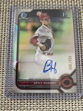 2022 Bowman Draft Bryce Hubbart AUTO Chrome Refractor /499 Reds CDA-BH