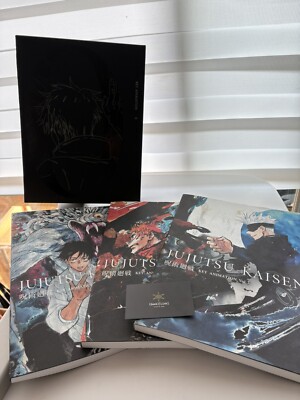 Jujutsu Kaisen Key Animation Limited Art Book Vol.0 1 2 Official