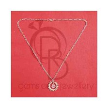 New Handmade Rainbow moonstone Heart Pendant Necklace For Women's Festival Wear