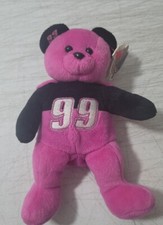 New 1999 Jeff Burton 99 Nascar Team Speed Bears Vintage 90s Bean Bag Plush NWT
