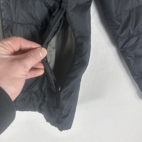 REI Co-Op Puffer Down Jacket Coat Kids Medium 10-12 Full Zip Pockets STAINED - Picture 6 of 13