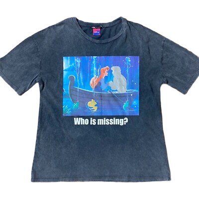 Rare Official Disney T Shirt By Zara The Little Mermaid Eric Size
