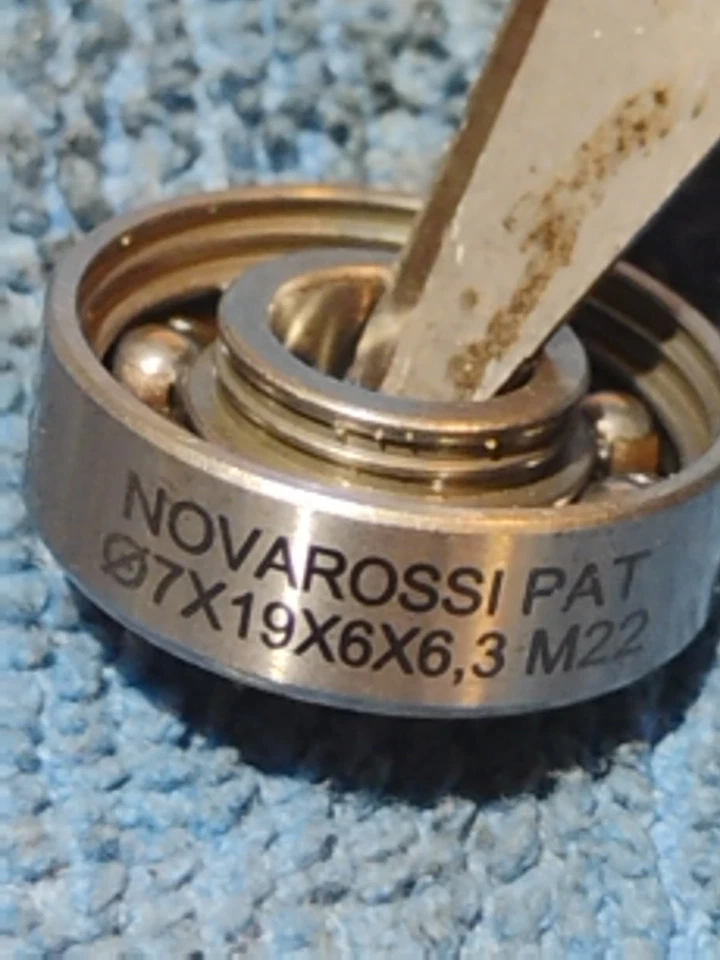 Novarossi NVR17011 Steel Front Bearing 7x19x6x6,3mm NO SEAL (NEW) - Image 3 of 3
