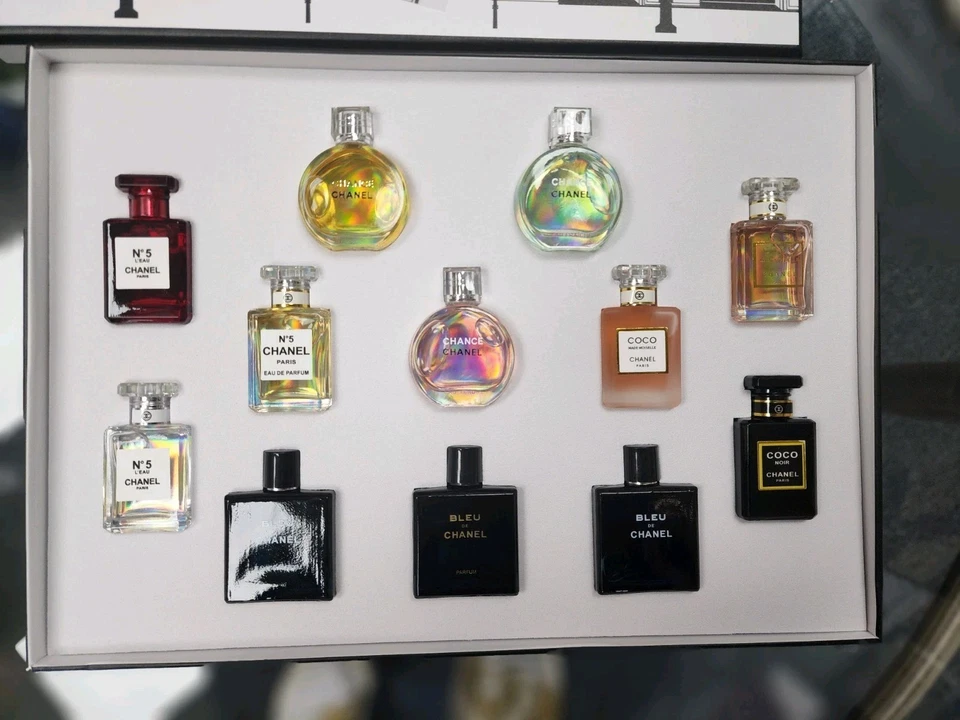 12- Chanel Fragancia Sampler Set para Él y para Ella Perfume Nuevo Foto 2 de 4