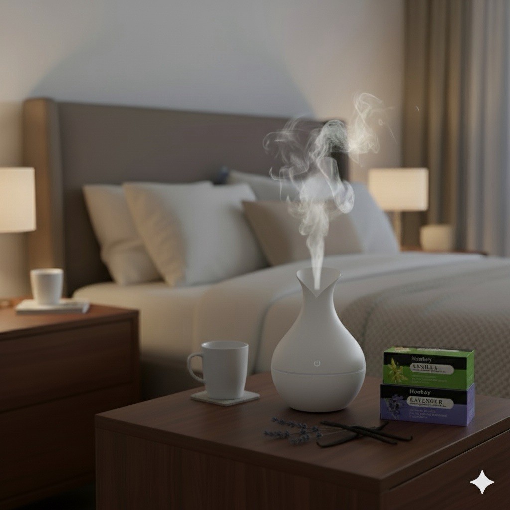 Luxury White Ultrasonic Humidifier