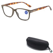 Stylish Anti Blue Light Reading Glasses Square Rim Eyeglasses Computer Readers