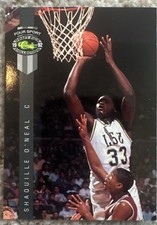1992 Classic Games Shaquille O'Neal #1 LSU Tigers NCAA Draft Pick Card