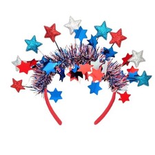 Happy 4th of July Head Bopper Headband Stars Flashing Design Medium Style a
