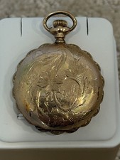 Antique 1912 Elgin 0s Hunting Case, Gold Filled Pocket Watch, Very Beatuiful