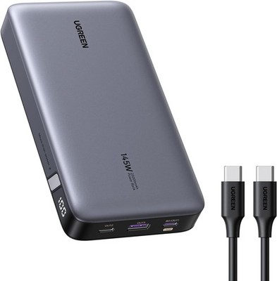 UGREEN Nexode Powerbank 25000mAh 145W USB-C PD 3.1 Digital Display