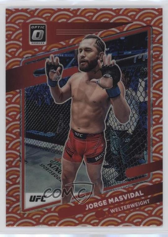 2022 Panini Donruss Optic UFC Photon Prizm Jorge Masvidal #79 10ps