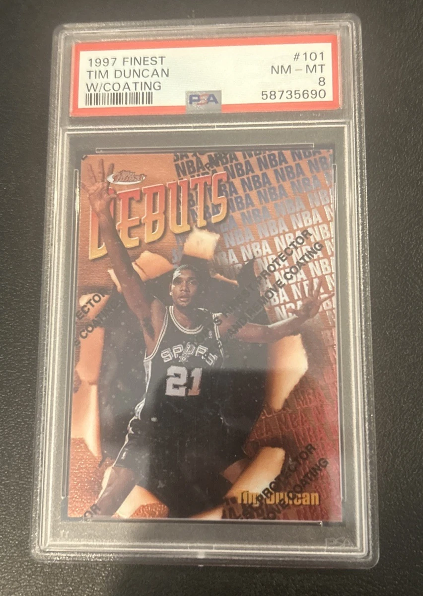Topps Tim Duncan Basketball Rookie Sports Trading Cards