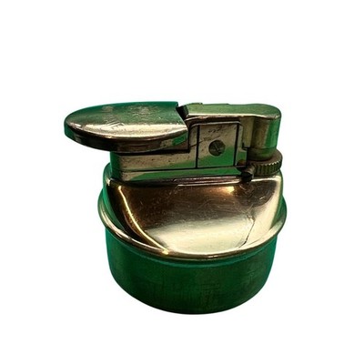 Vtg Dandy Mate Small Brass Pocket/Table Gas Lighter