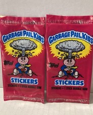 Topps 1985 STICKER PACKS Lot of 2 Garbage Pail Kids Series 1 PACKS  IRELAND-MINI