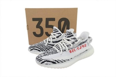 ADIDAS ADIDAS YEEZY BOOST 350 V2 ZEBRA NIB, 12