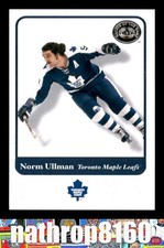 2001 Fleer Greats Of The Game #43 Norm Ullman HOF  NM/NM+  Maple Leafs 13807