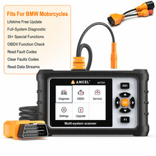 Full System Scan Tool For Bmw Motorcycle Diagnostic Code Scanner No Subscription