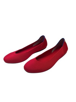 Rothy s The Square flacher Damen Ballerinas Kardinalrot US 8,5