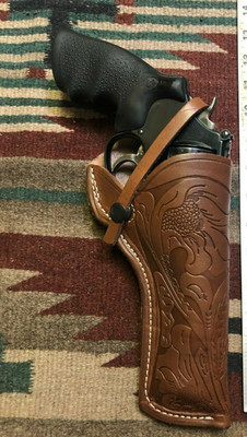Leather Field Holster USA Made FITS Smith Wesson25 27 28 29 625 627 629 4''